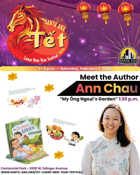 Performance Announcement: My Ong Ngoai’s Garden at Santa Ana’s Tết Lunar New Year Festival
