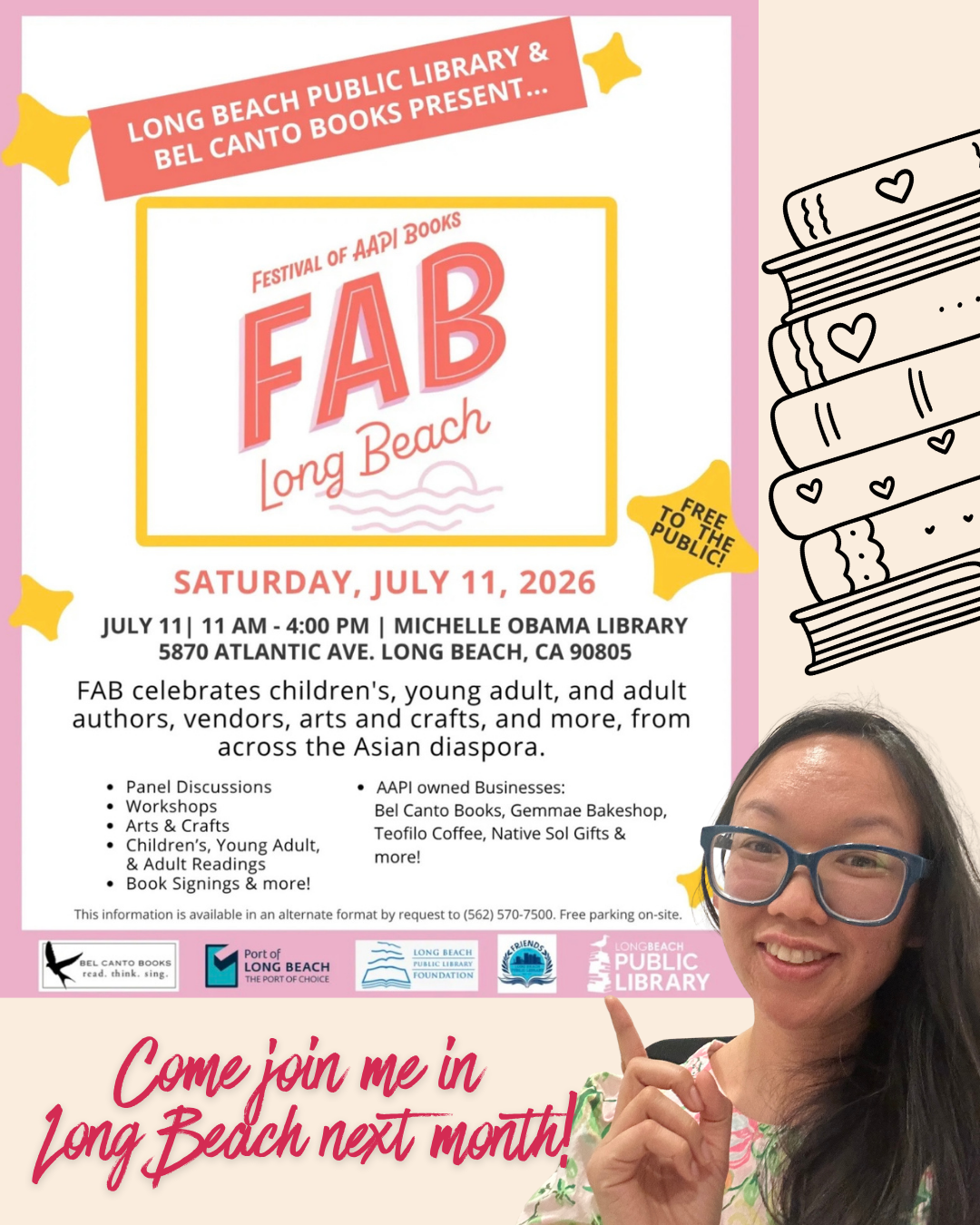 Join Me for Storytime at the FAB Festival! 📚
